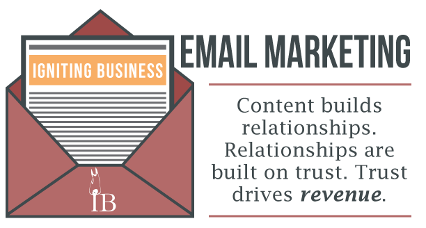 email marketing graphic with inspiring quote